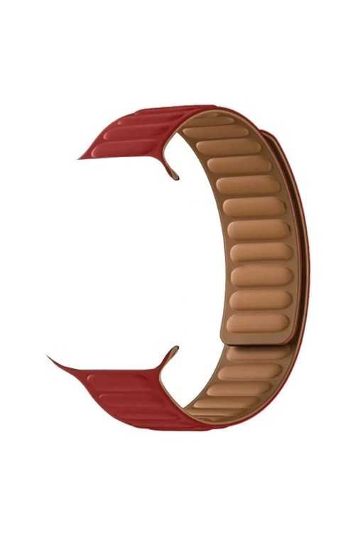 Kırmızı Silikon 44 mm Saat Kordonu FSWMSK44-K